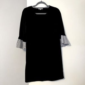 Flared Long Sleeve Dress